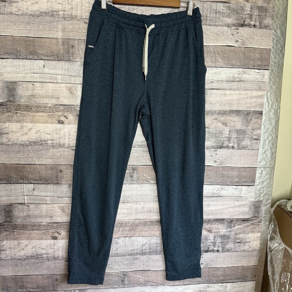 Vuori Men's Dreamknit Fabric Ponto Performance Pant Blue Sz Large Athleisure